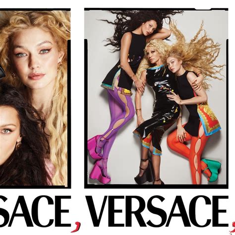 gigi and bella hadid versace 2022|versace bella hadid.